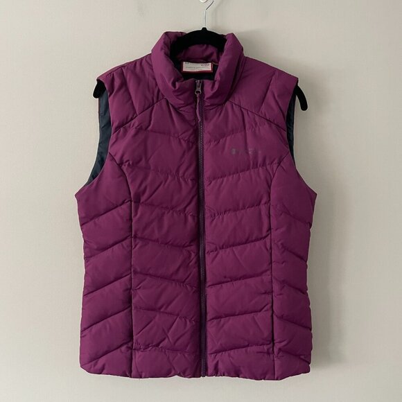 Mountain Warehouse Zip Up Down Filled Outdoor Casual Puffer Vest Purple 8 - Picture 2 of 13